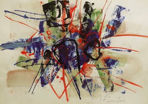 Caprice-II (Paganini) di Stanislav Bojankov, Pittura in vendita su Singulart