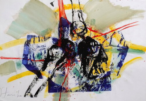 Caprice-IX (Paganini) von Stanislav Bojankov, Malerei kaufen auf Singulart