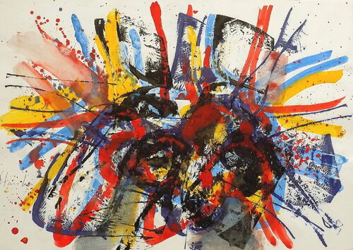 Caprice-XVII (Paganini) di Stanislav Bojankov, Pittura in vendita su Singulart