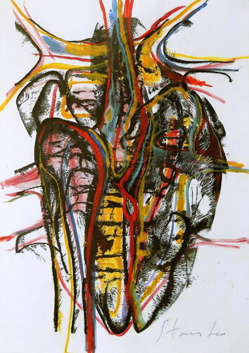 Improvisation-I par Stanislav Bojankov, Œuvre sur papier en vente sur Singulart