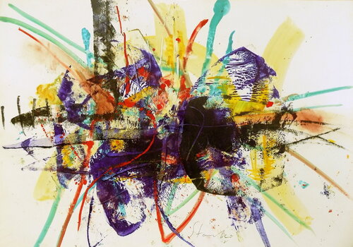 Improvisation-LI van Stanislav Bojankov, Schilderij te koop op Singulart