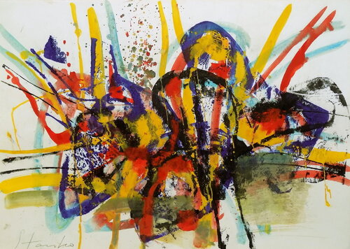 Improvisation-LII van Stanislav Bojankov, Schilderij te koop op Singulart