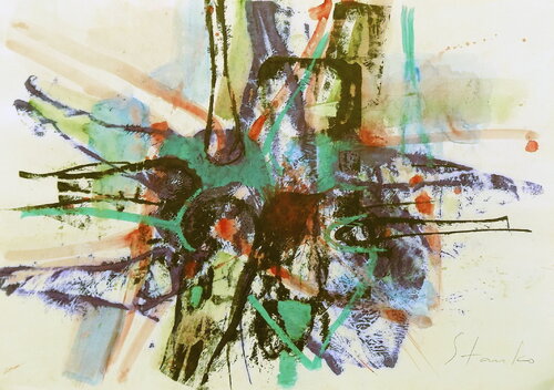 Improvisation-LXIX von Stanislav Bojankov, Malerei kaufen auf Singulart