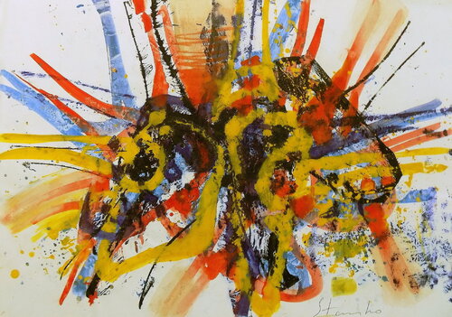 Improvisation-LVII van Stanislav Bojankov, Schilderij te koop op Singulart