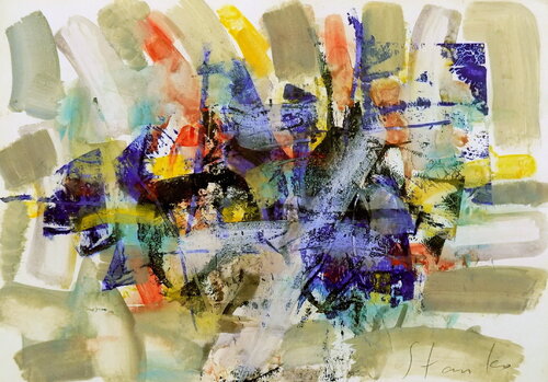 Improvisation-LXVII di Stanislav Bojankov, Pittura in vendita su Singulart