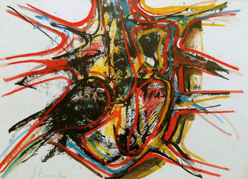 Improvisation-LXXIII di Stanislav Bojankov, Pittura in vendita su Singulart