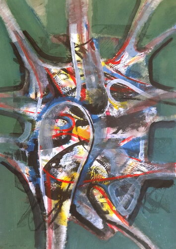 Improvisation-V van Stanislav Bojankov, Schilderij te koop op Singulart