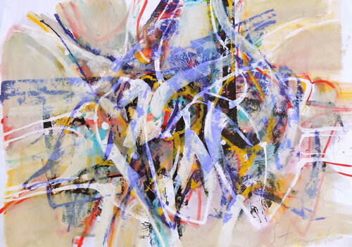 Improvisation-XCVII di Stanislav Bojankov, Pittura in vendita su Singulart