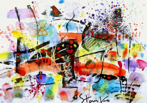 Presentiment-VII di Stanislav Bojankov, Pittura in vendita su Singulart