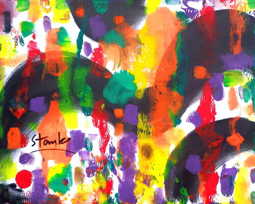 Composition-III van Stanislav Bojankov, Schilderij te koop op Singulart