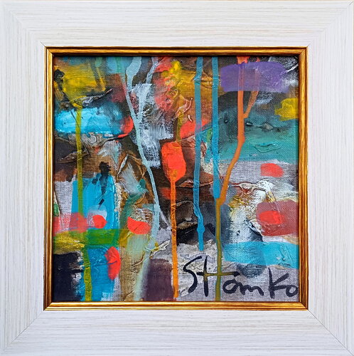 Rainy impression-XIX di Stanislav Bojankov, Pittura in vendita su Singulart