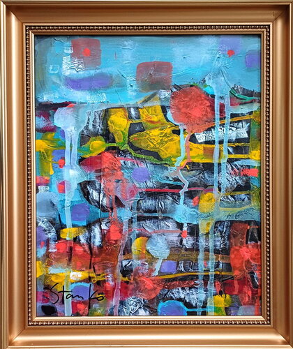 Rainy impression-XXII di Stanislav Bojankov, Pittura in vendita su Singulart