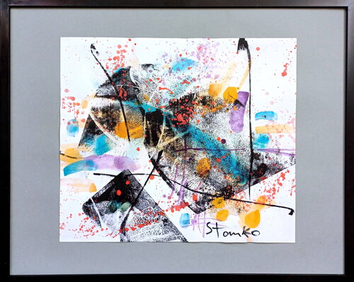 Abstract landscape-XIII di Stanislav Bojankov, Pittura in vendita su Singulart