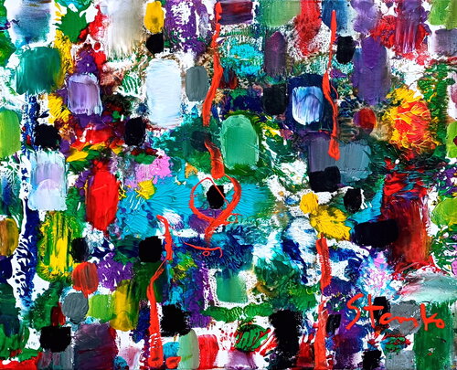 Jam session(Jazzy)-XX di Stanislav Bojankov, Pittura in vendita su Singulart