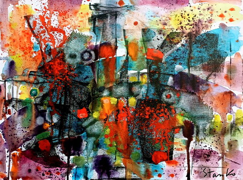 Improvisation-III by Stanislav Bojankov, Painting for Sale on Singulart