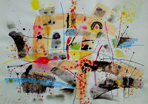 Landscaping on Jazz-III von Stanislav Bojankov, Malerei kaufen auf Singulart