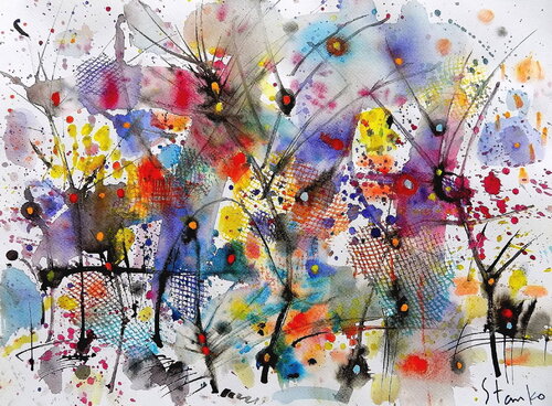 Nocturne-CXXXVIII (homage to Chopin) von Stanislav Bojankov, Malerei kaufen auf Singulart