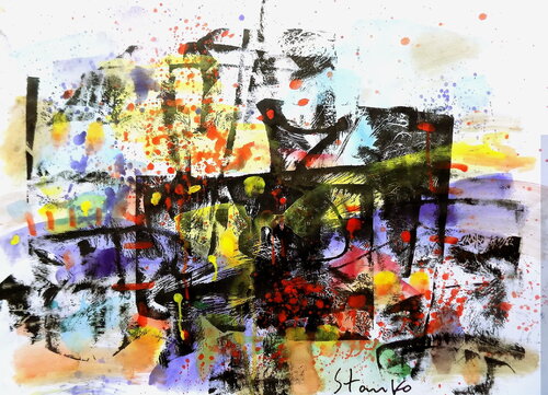 Presentiment-XX di Stanislav Bojankov, Pittura in vendita su Singulart