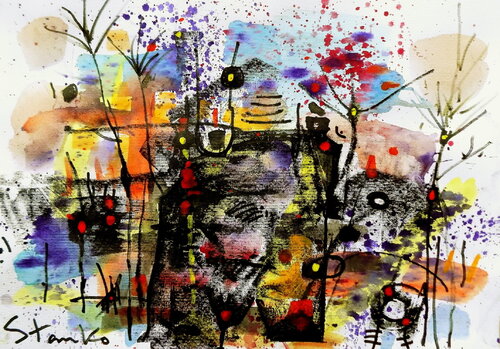 Presentiment-II di Stanislav Bojankov, Pittura in vendita su Singulart