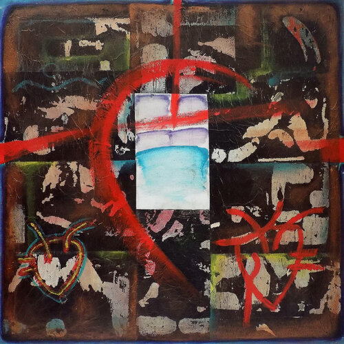 Two heatrs-XV von Stanislav Bojankov, Malerei kaufen auf Singulart