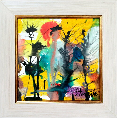 Summer rain-XI van Stanislav Bojankov, Schilderij te koop op Singulart