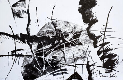 Intuitive landscape-VI von Stanislav Bojankov, Druck kaufen auf Singulart