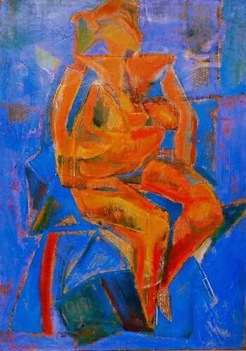 Figure von Stanislav Bojankov, Malerei kaufen auf Singulart