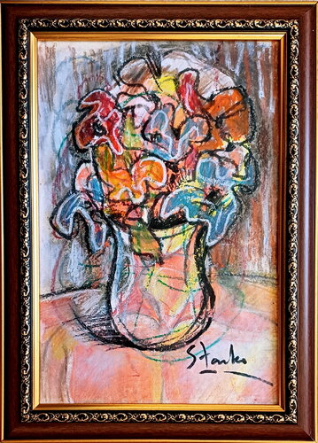 Flowers-II di Stanislav Bojankov, Pittura in vendita su Singulart