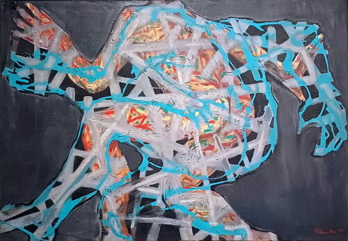 Figure-II von Stanislav Bojankov, Malerei kaufen auf Singulart