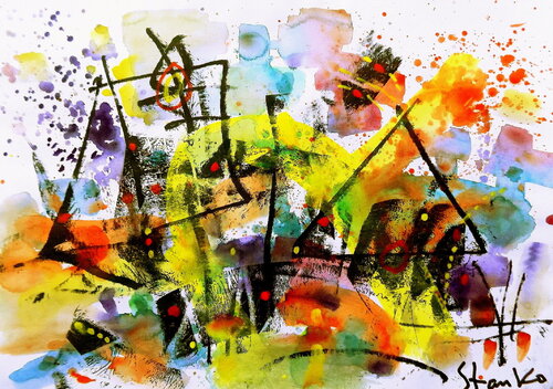 Presentiment-VIII di Stanislav Bojankov, Pittura in vendita su Singulart