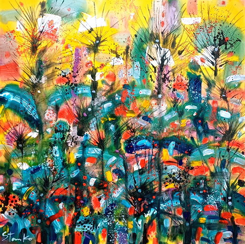 Autumnal mood-VIII by Stanislav Bojankov, Painting for Sale on Singulart