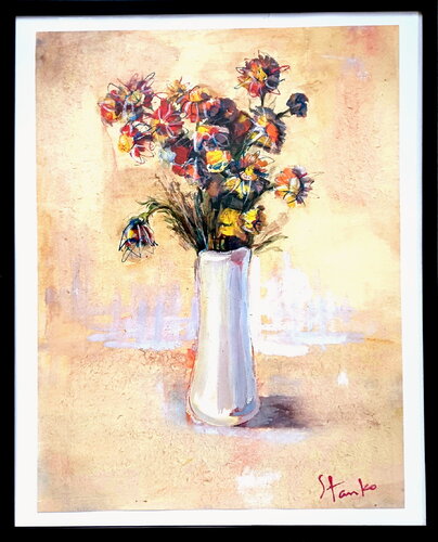 Flowers by Stanislav Bojankov, Painting for Sale on Singulart