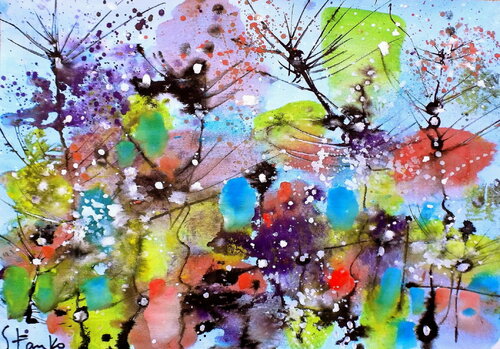 Winter mood-V von Stanislav Bojankov, Werk auf Papier kaufen auf Singulart