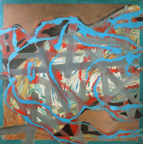 Figure-II van Stanislav Bojankov, Schilderij te koop op Singulart
