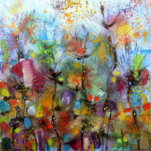 Abstract landscape-XXXI von Stanislav Bojankov, Malerei kaufen auf Singulart
