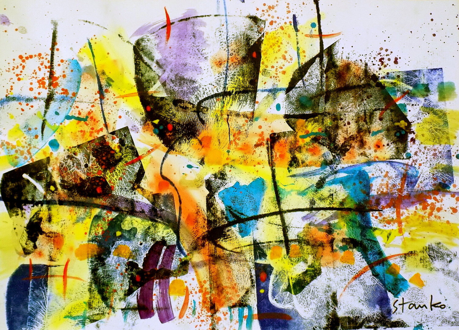 Abstract landscape-XVIII Stanislav Bojankov