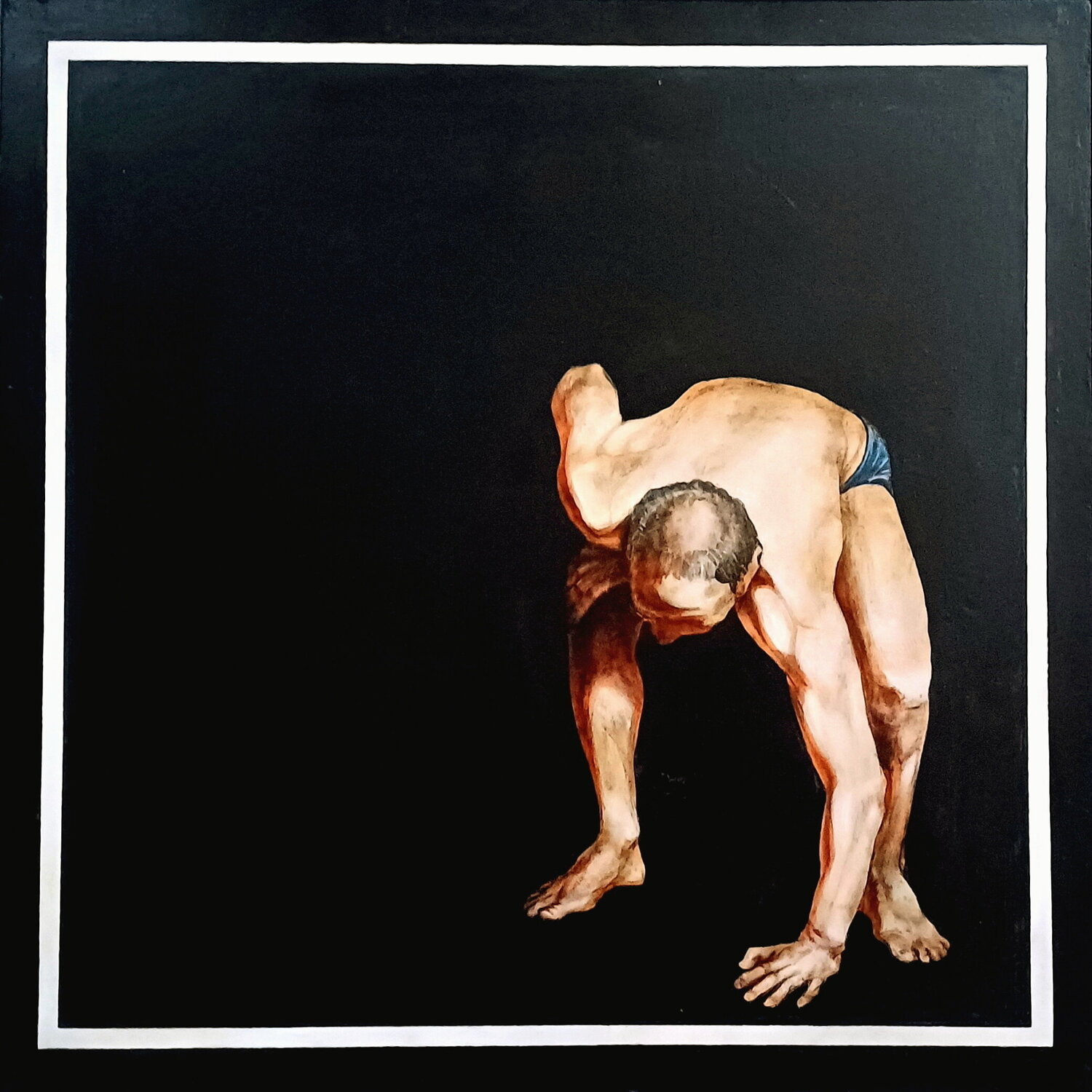 Portrait-I(The Pollock-Krasner Foundation Grant,New York,2003) Stanislav Bojankov Peinture originale à vendre