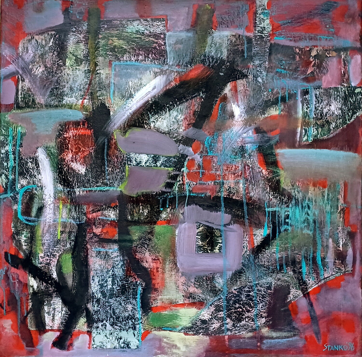 Rainy painting Stanislav Bojankov