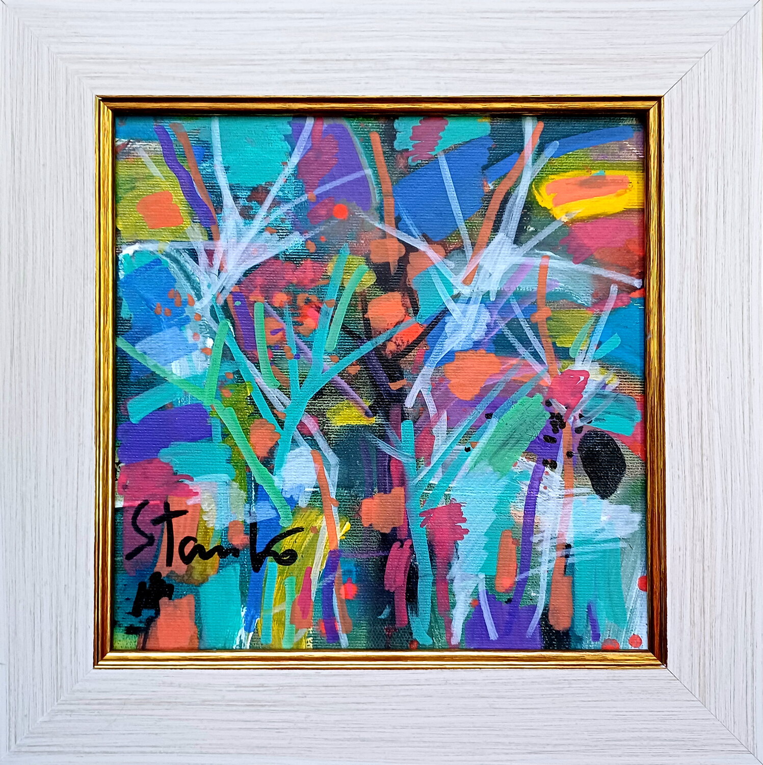 Jazzy mood-LXXXIV Stanislav Bojankov Originalgemälde zu verkaufen