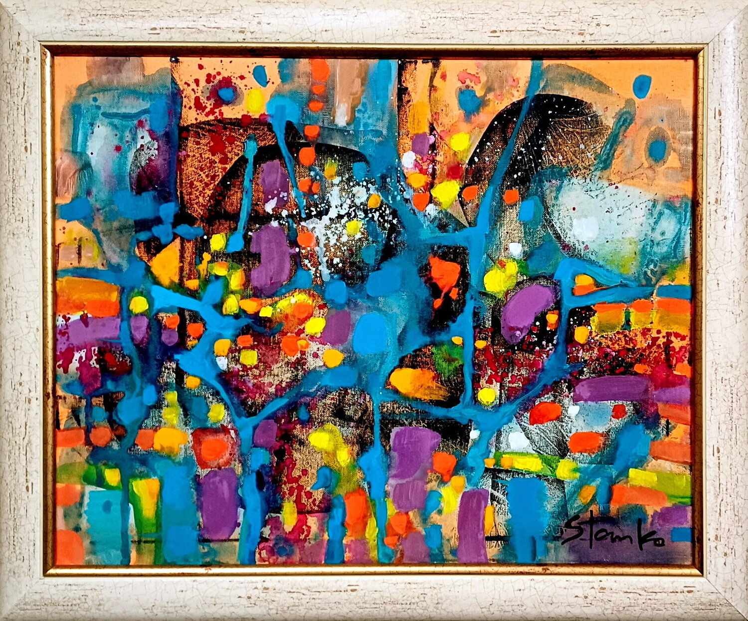 Jazzy mood-LXXVIII Stanislav Bojankov Dipinto originale in vendita
