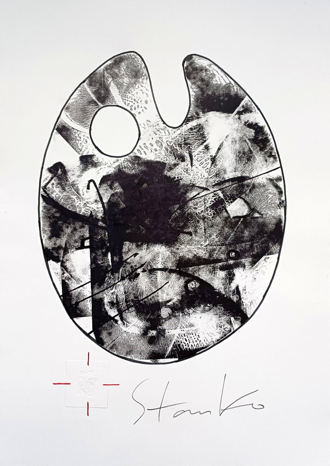 Primary palette-II Stanislav Bojankov Print for sale