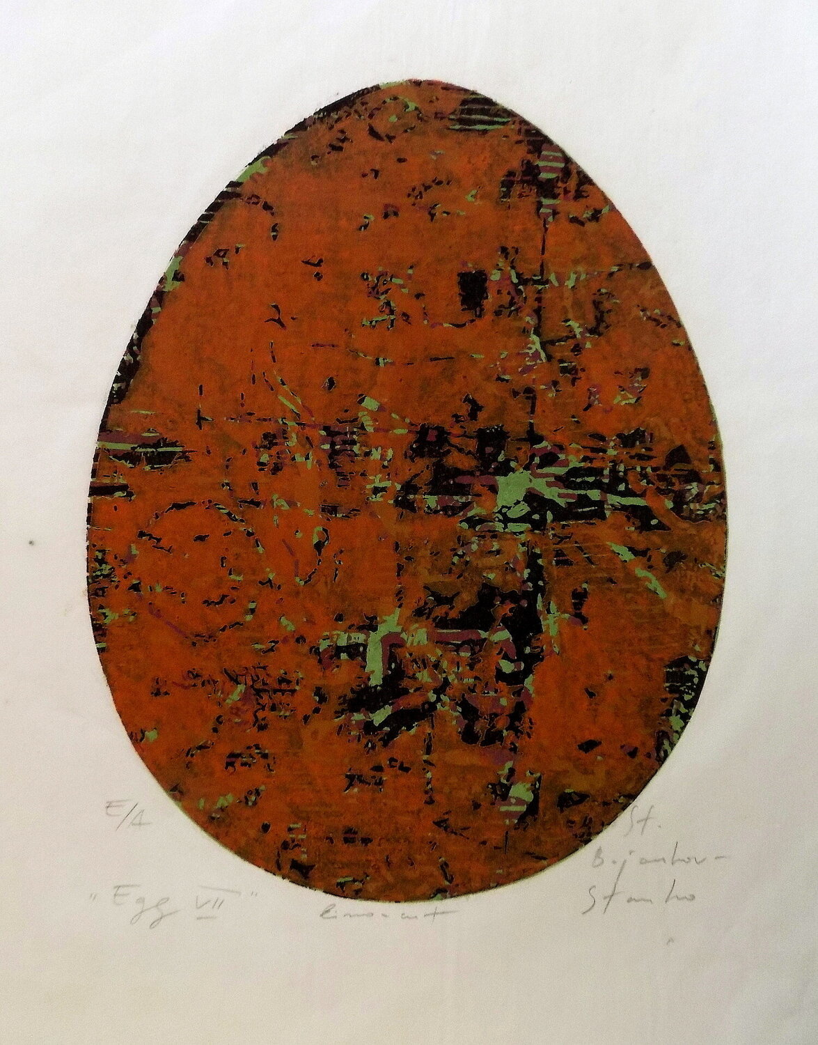Egg-VII Stanislav Bojankov Print for sale