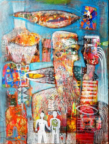 INNERE RÄUME di Eva Dahn Rubin, Pittura in vendita su Singulart