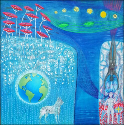 UNTER WASSER von Eva Dahn Rubin, Malerei kaufen auf Singulart