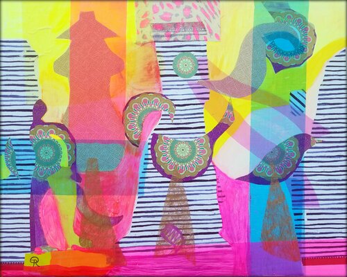 AUF DEM PILGERWEG by Eva Dahn Rubin, Painting for Sale on Singulart