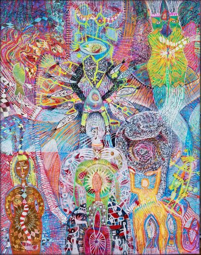 WUNDER DER LIEBE van Eva Dahn Rubin, Schilderij te koop op Singulart