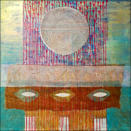 ZEICHEN AUS EINER ANDEREN ZEIT di Eva Dahn Rubin, Pittura in vendita su Singulart