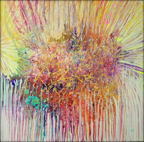GÖTTERFUNKEN van Eva Dahn Rubin, Schilderij te koop op Singulart