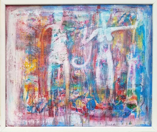 ADAM UND EVA von Eva Dahn Rubin, Malerei kaufen auf Singulart