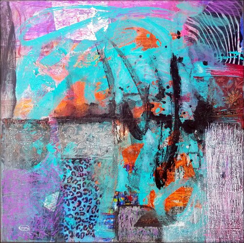 FREIHEIT AUSHALTEN! van Eva Dahn Rubin, Schilderij te koop op Singulart